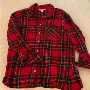 Old Navy flannel shirt. Get ready for fall!